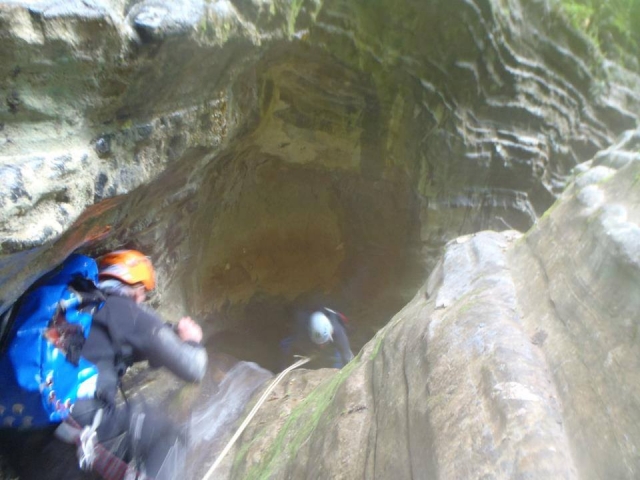 Descensos con rappel